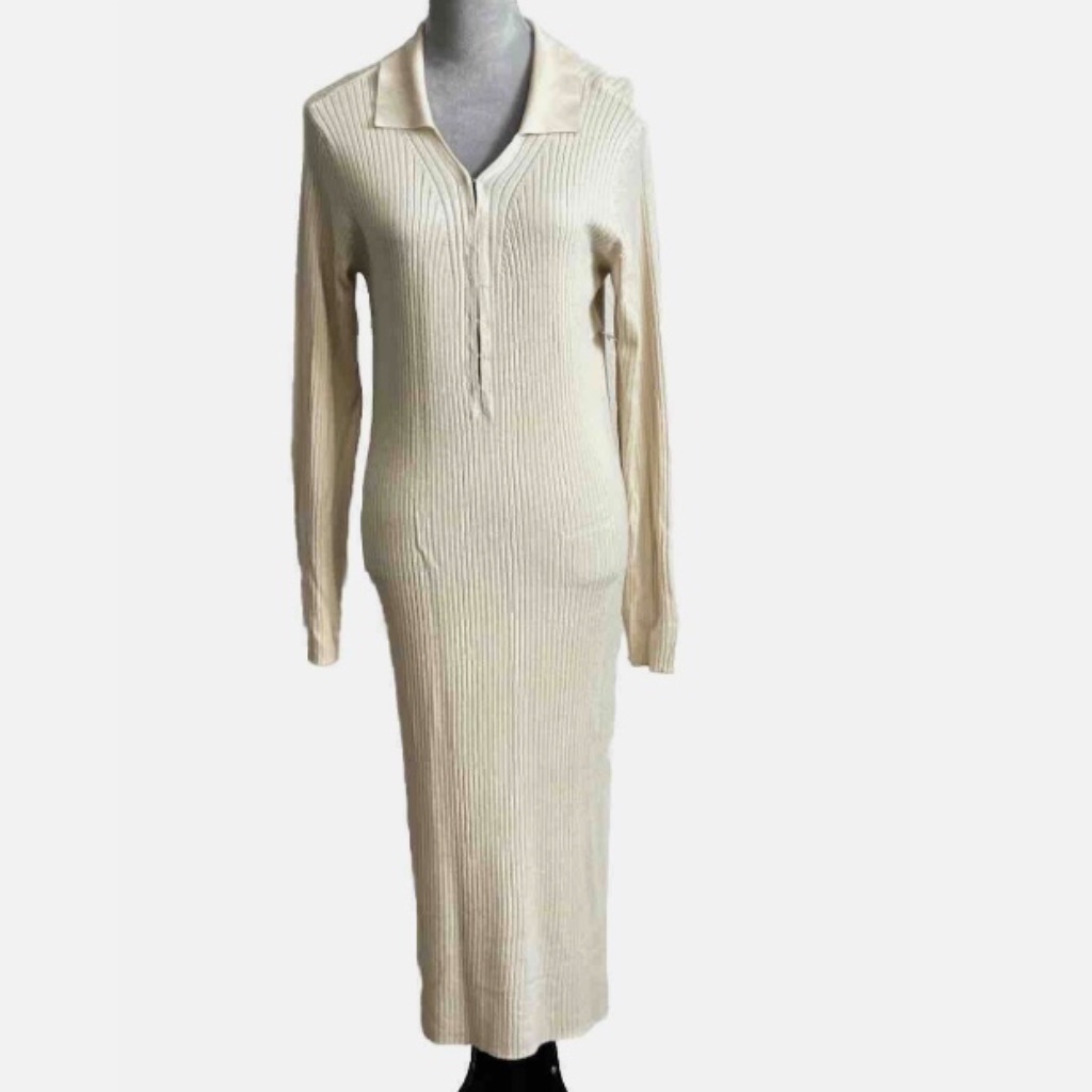 Vero Moda Woman Slit Sweater Dress Size: Xl